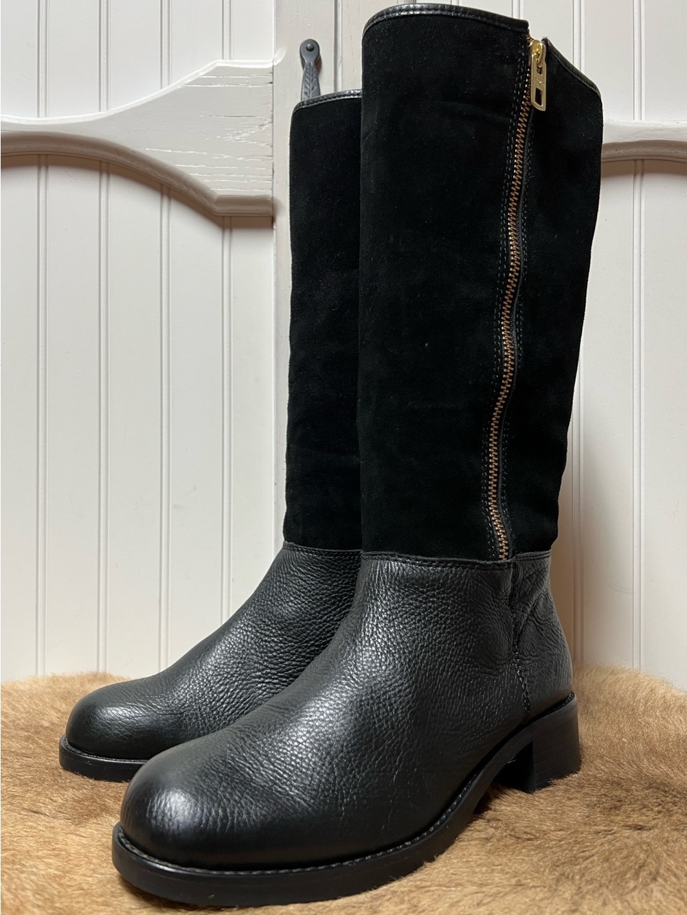 Coach Bailey Safari Leather Knee Boots 9 Like New